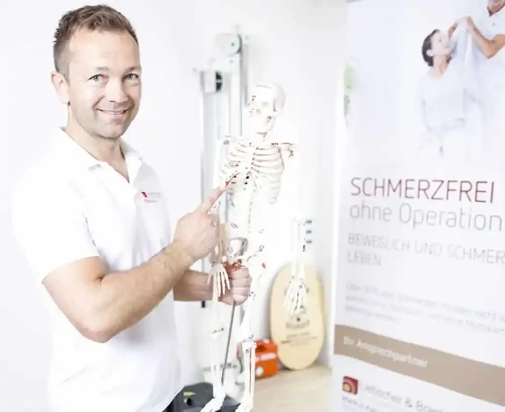 Markus Kaluza zeigt Schmerzpunkte