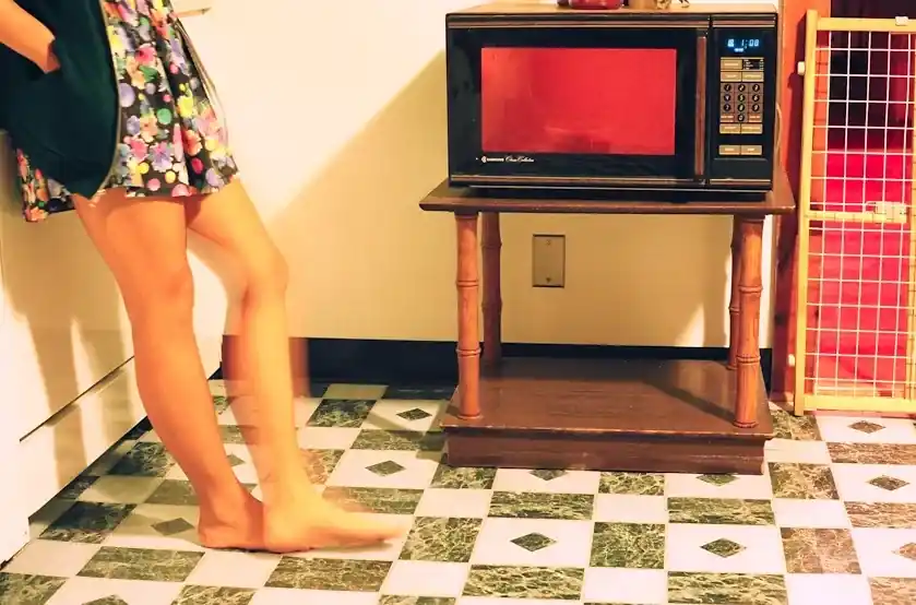 Retro Mikrowelle
