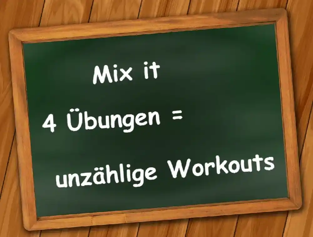 Mix it: Vier Übungen – unzählige Trainingspläne
